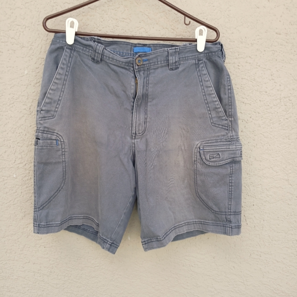 Berkley Jensen Cargo Shorts Men's Size 34 Gray